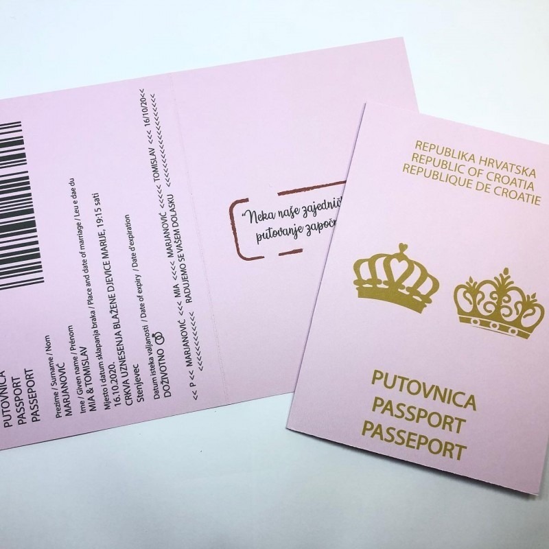 Wedding passport 1 Cijena